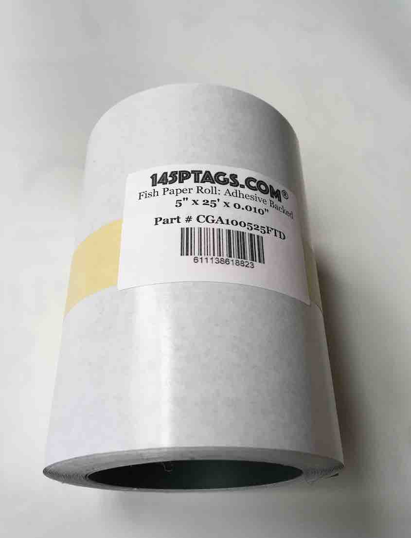 CGA100525FTD Adhesive Fish Paper Roll 5in. x 25ft.(Dark)