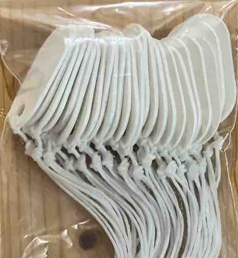 pack of 25ea 145PTAGS 94V0 with cord