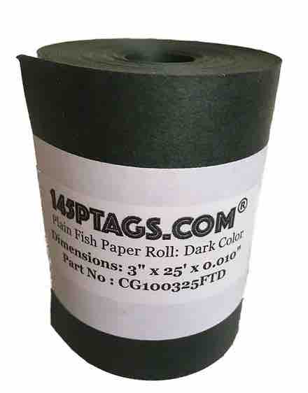 CG100325FTD Fish Paper Roll 3in. x 25ft.(Dark)