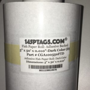CGA100550FTD Adhesive Fish Paper Roll 5in. x 50ft.(Dark)